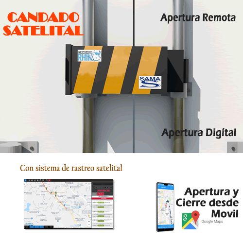 Candado para camion, trailer, contenedor, sama